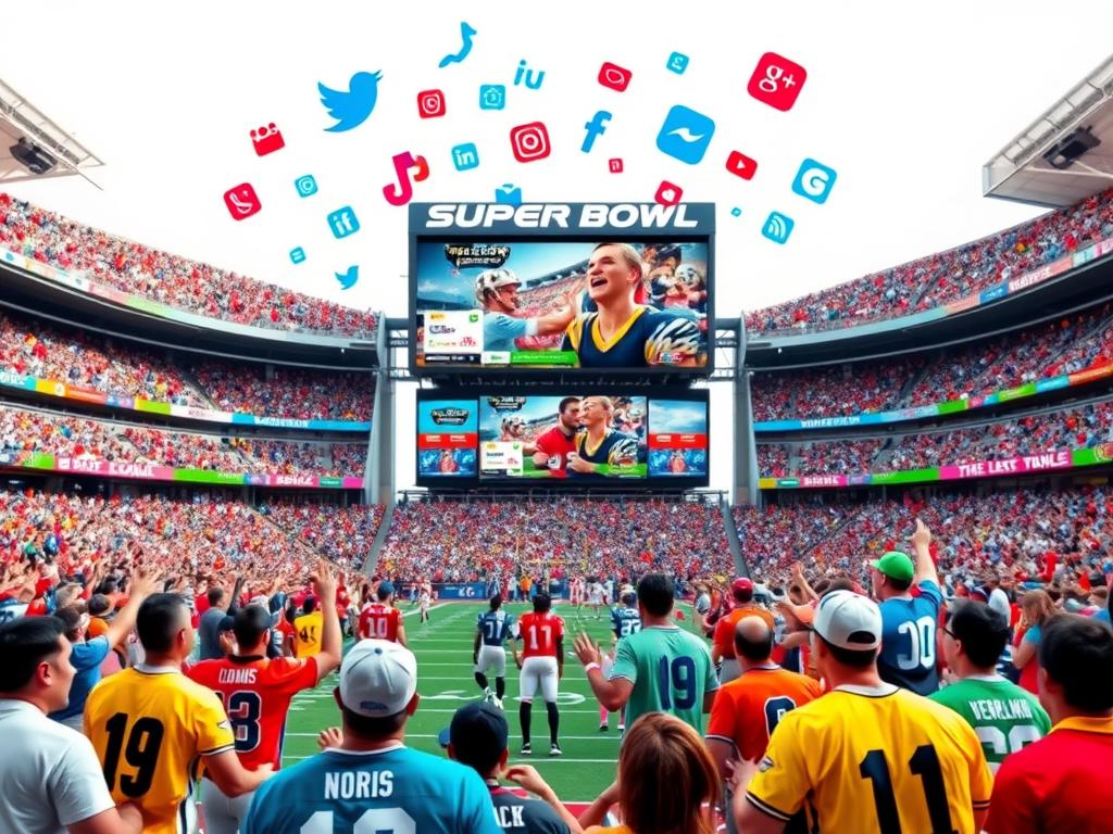 Marcas Conectam TV e Social Media no Super Bowl