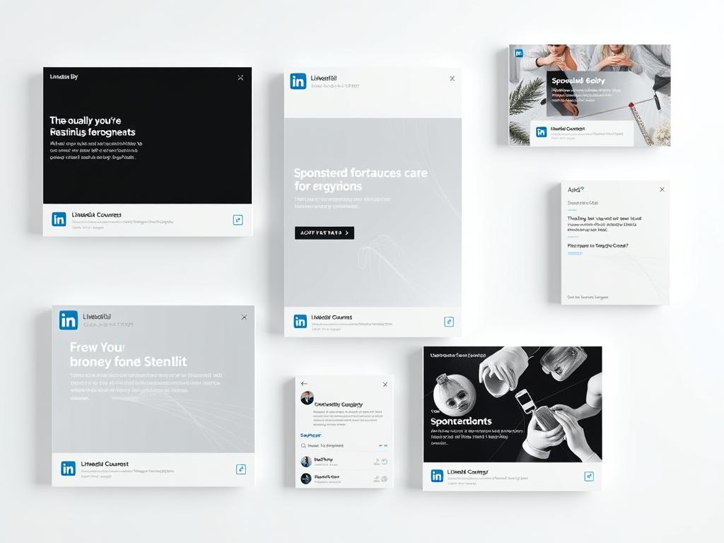anúncios de conteúdo patrocinado no LinkedIn