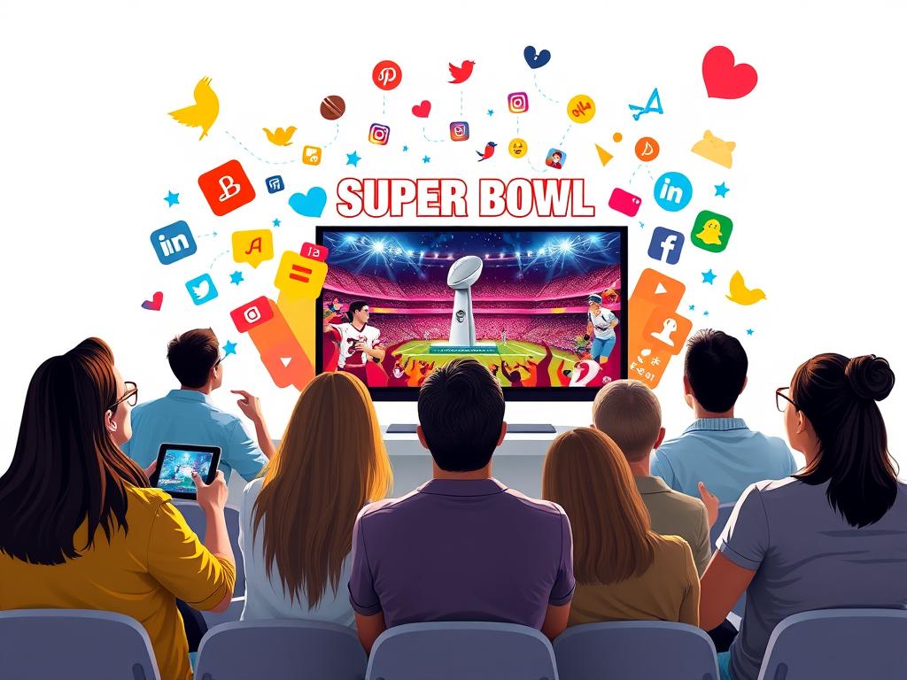 influenciadores nas campanhas do Super Bowl