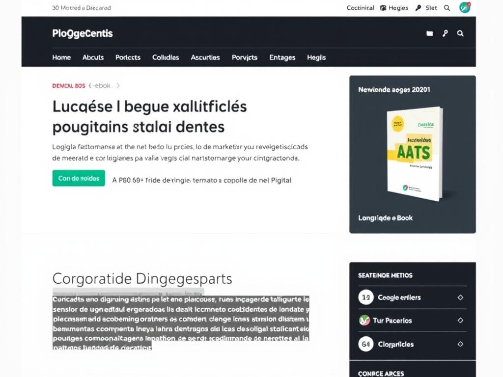 Blog corporativo com conteúdo educativo para reduzir CAC através de tráfego orgânico