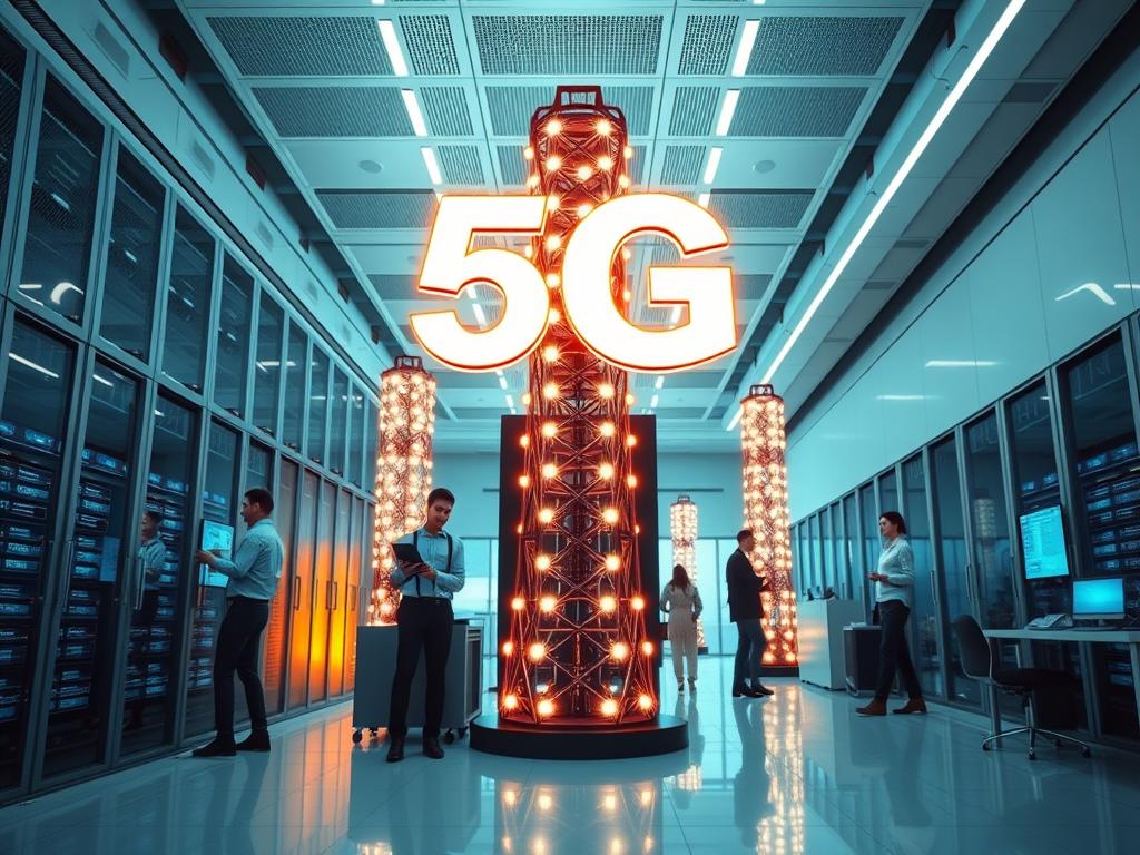 Implementação do 5G em empresas