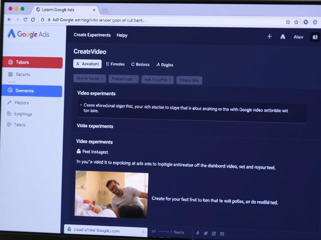 como configurar experimentos de vídeo no google ads