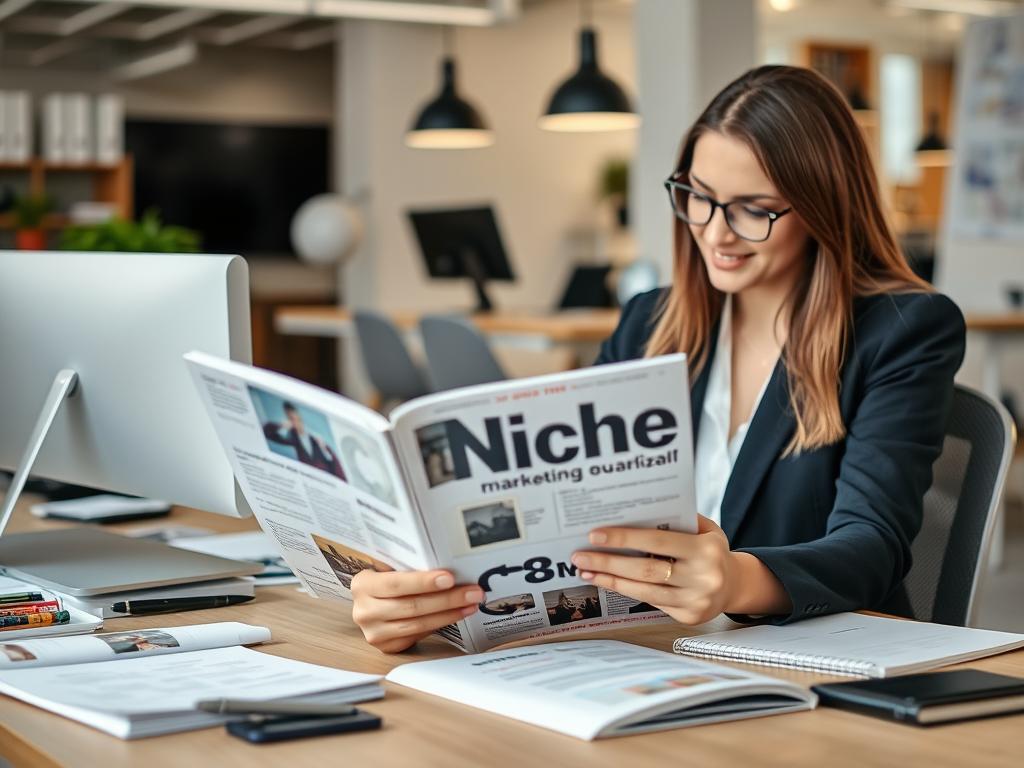 como usar revistas e jornais de nicho no marketing