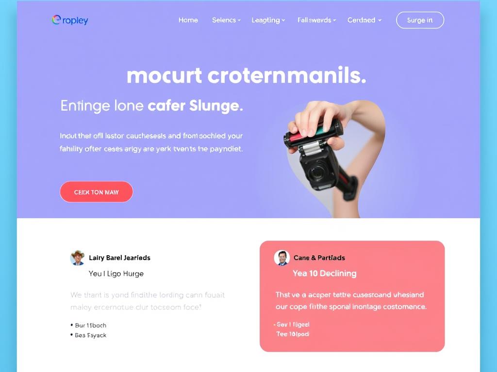 exemplos de landing pages com depoimentos