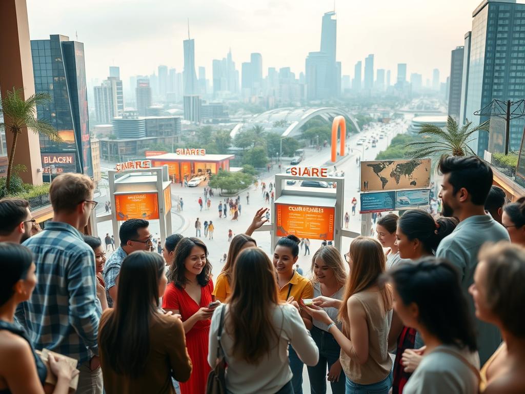 modelo de economia compartilhada para negócios atuais