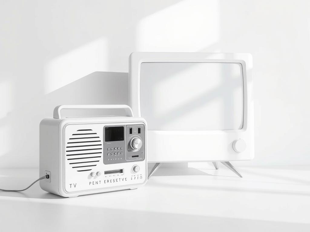 rádio e TV no marketing tradicional